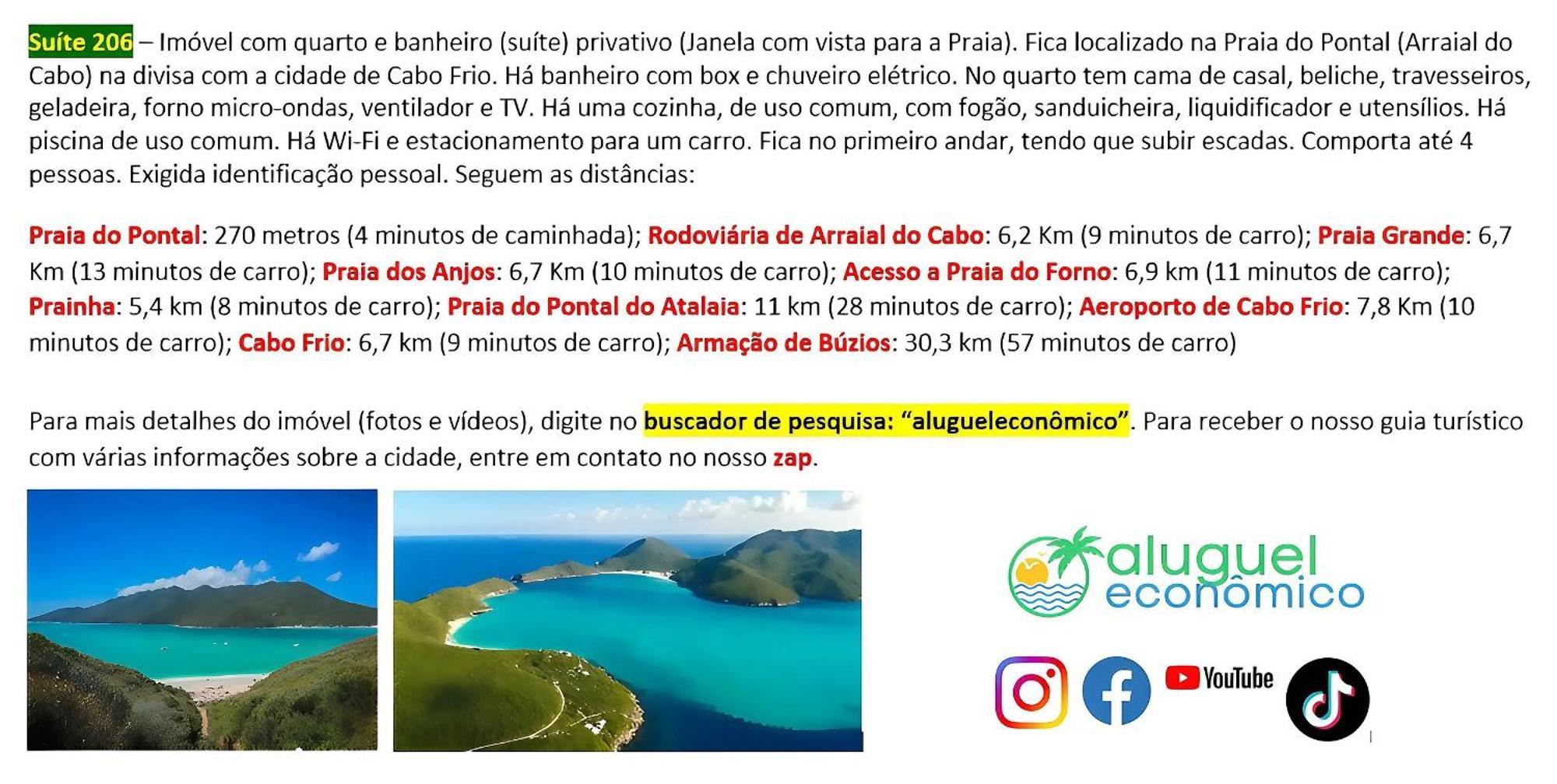Arraial Do Cabo - Subuai Village - Aluguel Economico Екстериор снимка