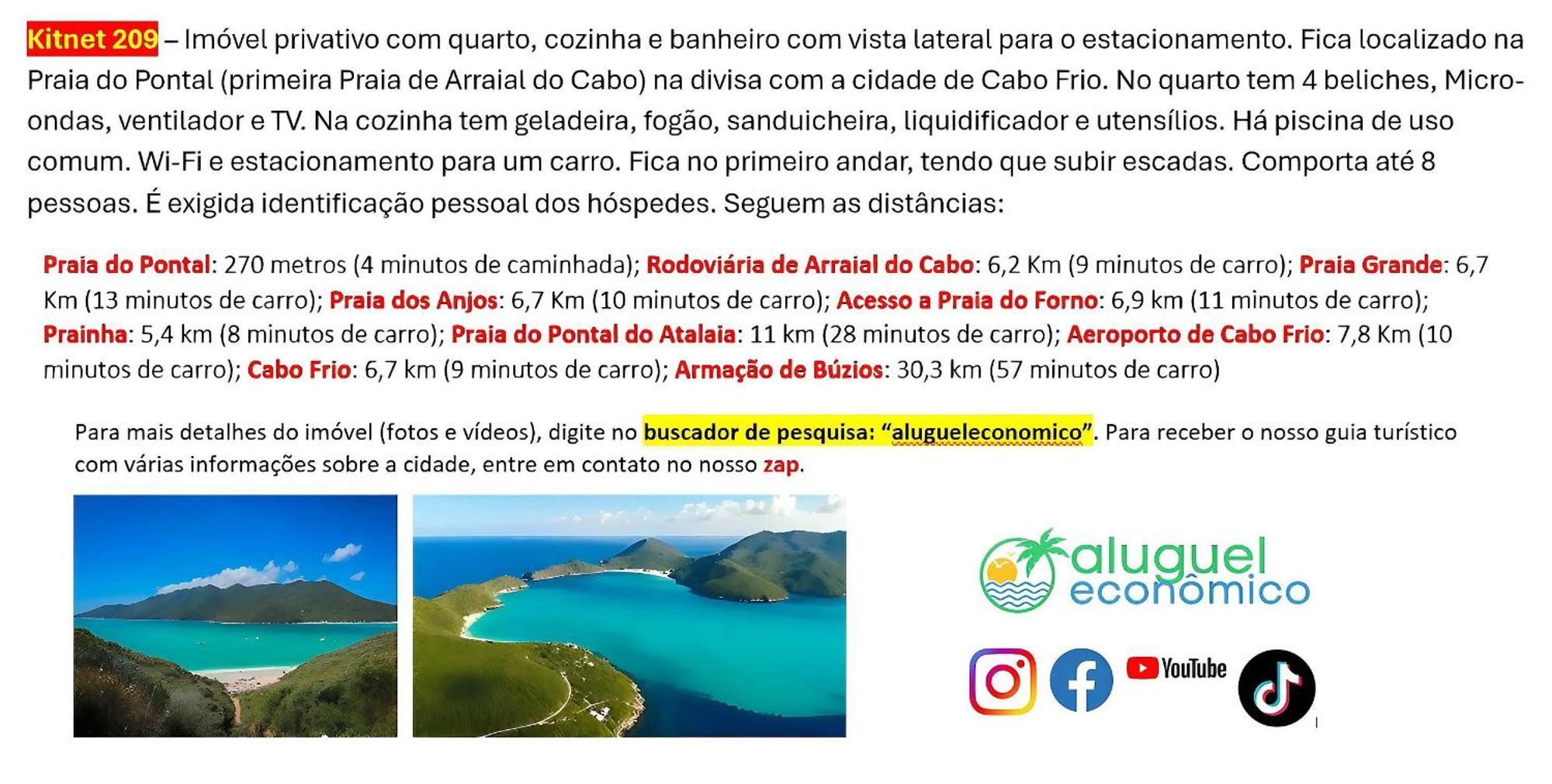 Arraial Do Cabo - Subuai Village - Aluguel Economico Екстериор снимка